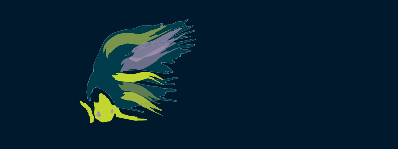 Drawing of Betta Fish