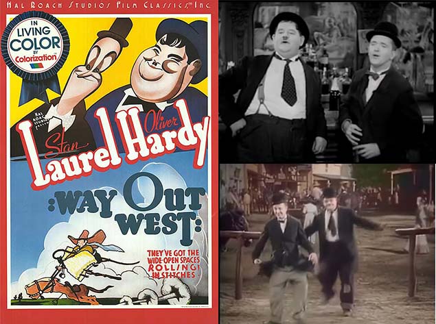 Way Out West Movie Poster and Movie Stills