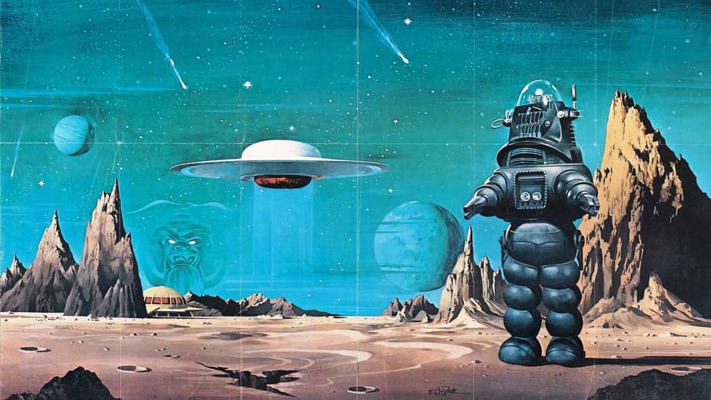 Poster of Forbidden Planet - 1956 - no wording