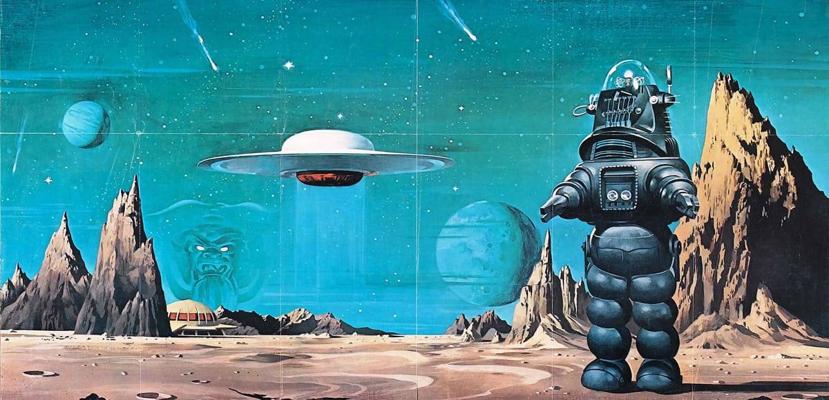 Poster of Forbidden Planet - 1956 - no wording