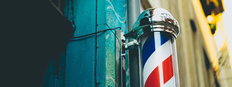 Banner for Barbershop Pole History