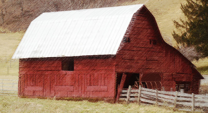 Banner for Falu Red.