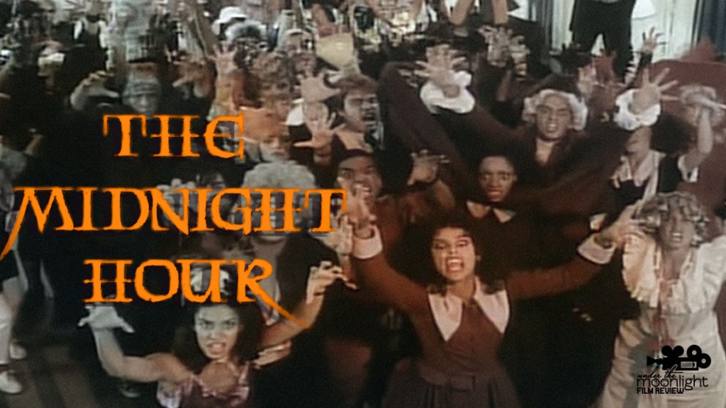 Group of costumed people with clawed hand