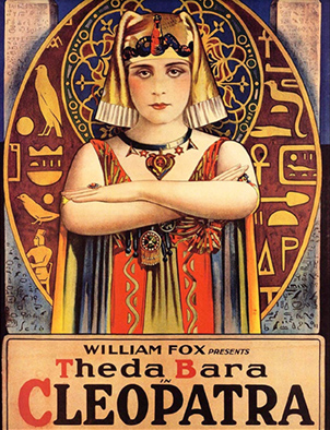Original Poster of Cleopatra (1917) starring Theda bara